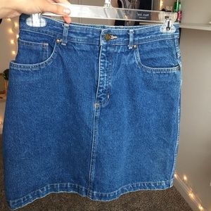 VINTAGE LIZ CLAIBORNE DENIM SKIRT